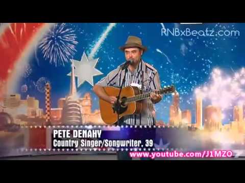 Peter Denahy (Country Singer) - Australia's Got Talent 2012 Audition! - FULL