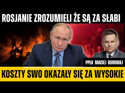 Maciej Korowaj - Putin za wszelką cenę próbuje ratować przede wszystkim siebie.
