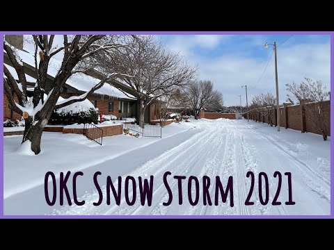 Oklahoma Snow Storm 2021