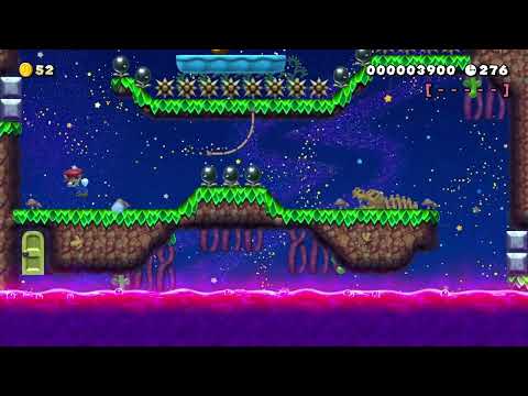 ◇★ New Blue Goo ★◇ by Sr. Mike17 🍄Super Mario Maker 2 ✹Switch✹ #bxe