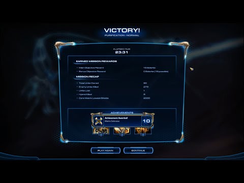 StarCraft II 10th Anniversary Campaign Achievements Hunt 67 - Matrix Defensive