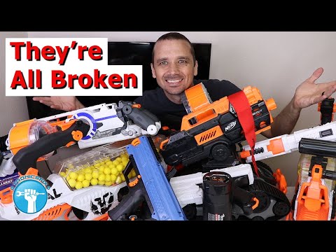 I Bought 7 Broken Nerf Guns - Can I Fix Them?!