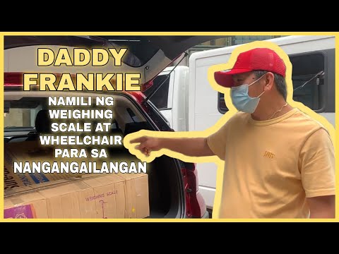 VLOG 19 | Daddy Frankie, Namili ng wheelchair at weighing scale para sa nangangailangan
