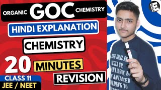 GOC (General Organic Chemistry) Class 11 | Chemistry | JEE & NEET | Full Revision In 20 Minutes