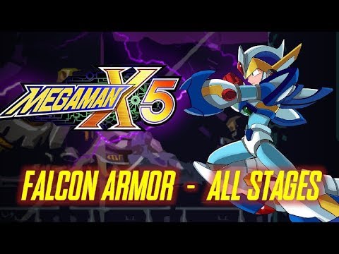 Mega Man X5 - Falcon Armor Playthrough (All Stages) No Damage - Xtreme Mode