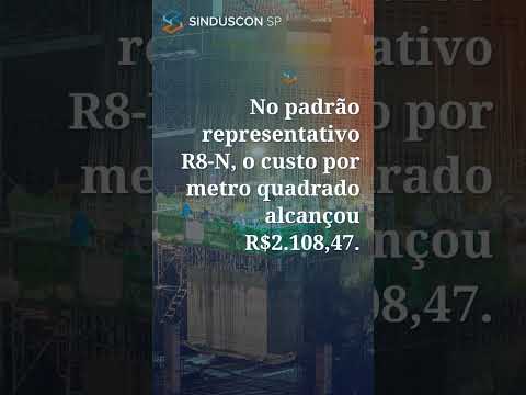 Panorama da Construção - CUB - Setembro 2025