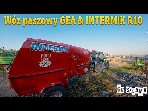 Wóz paszowy GEA & INTERMIX R10 ☆ Zetor ☆ Deutz-Fahr ☆ Massey Ferguson ☆ | GrSzLaMa