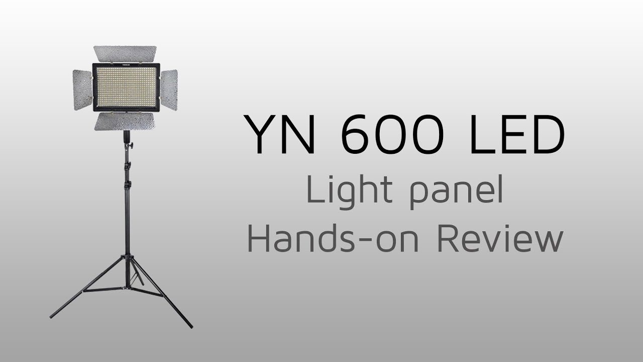 YN600 LED Light Panel Review