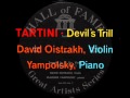 Tartini / Oistrakh / Yampolsky, 1950: Sonata in G ...