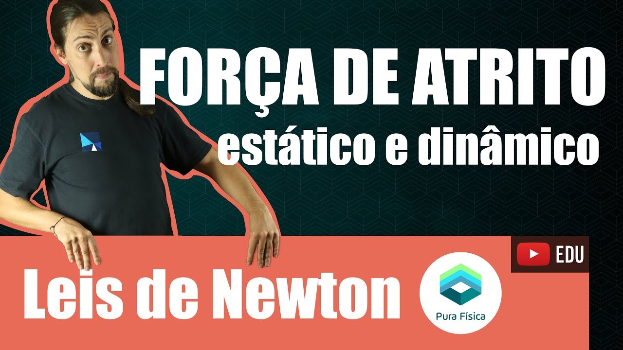 Física - Leis de Newton: Força de atrito estático e dinâmico