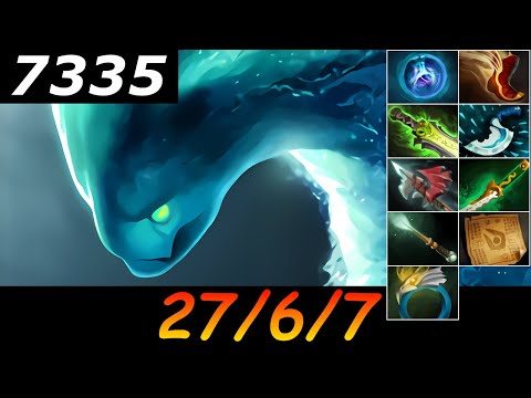 Dota 2 Morphling 7335 MMR 27/6/7 (Kills/Deaths/Assists) Ranked Full Gameplay