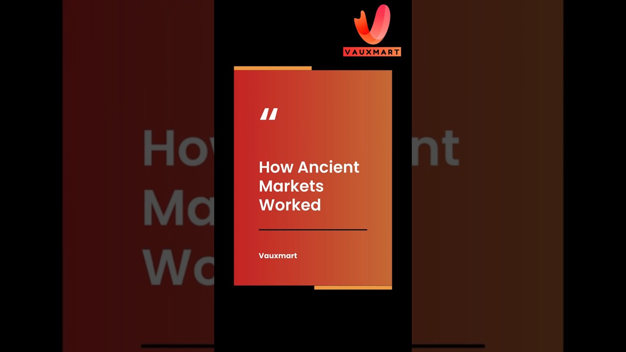 How ancient markets worked