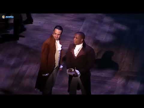 Hamilton - The Musical, Broadway show on stage. Lyrics for the opening song