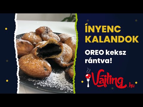Rántott Oreo keksz, Vajling.hu videó lejátszása