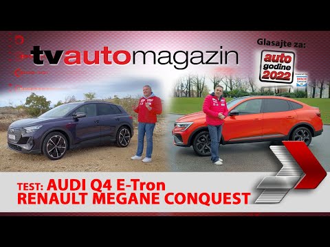 TV Automagazin S11 12 - Megane Conquest i Audi Q4 E-Tron na testu! Honda NT 1100 i Porsche Taycan CT