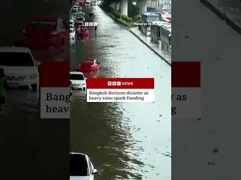 Bangkok declares disaster as heavy rains spark flooding. #Thailand #BBCNews