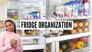 FRIDGE ORGANIZATION AND RESTOCK I REFRIGERATOR DEEP CLEANING AND RESTOCK