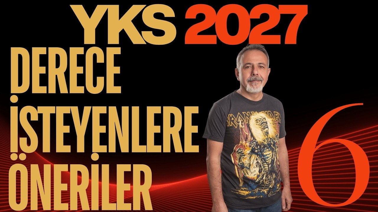 YKS 2027 İÇİN DERECE İSTEYENLERE ÖNERİLER I TYT 90+ AYT 60+ YAPANLAR İÇİN