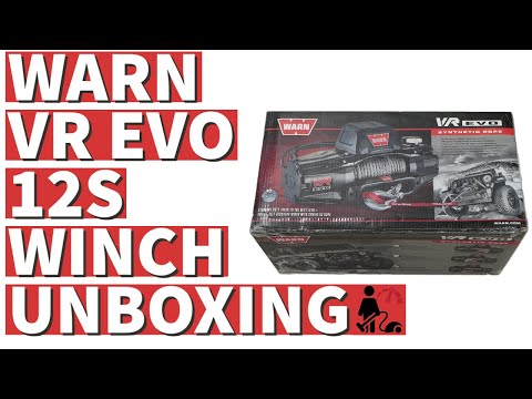 WARN VR EVO 12S WINCH UNBOXING