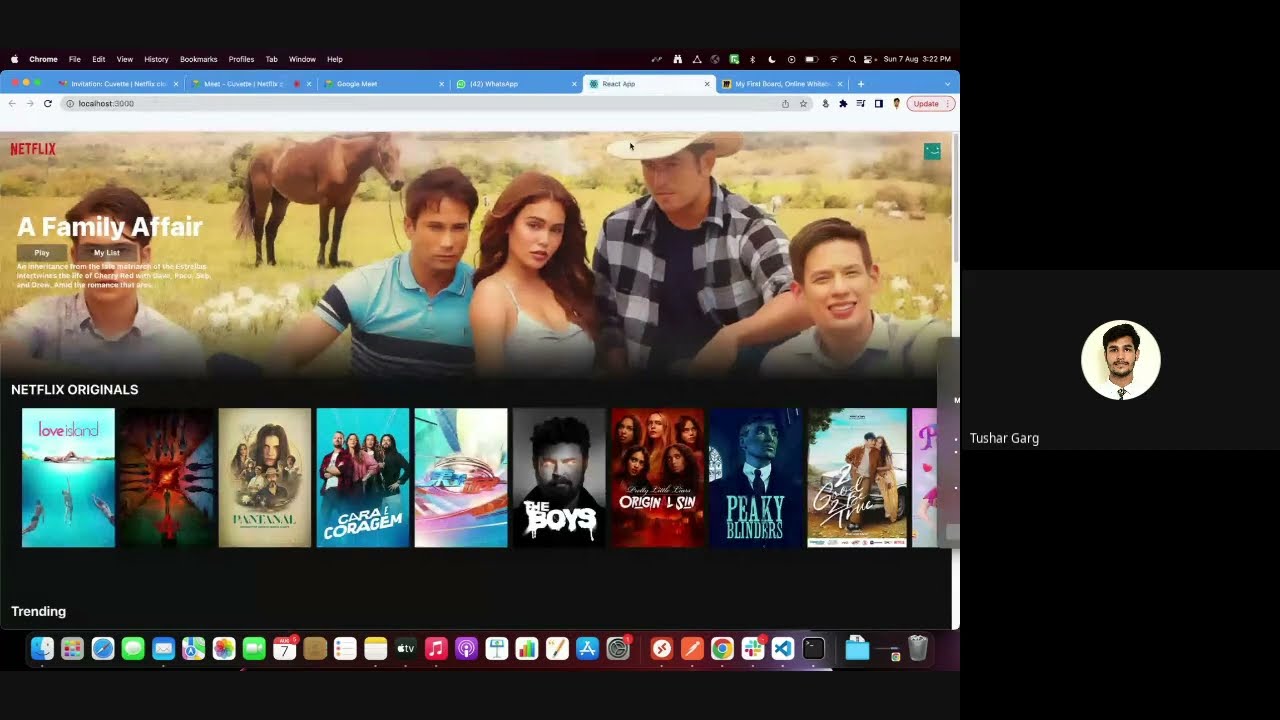 Netflix clone Masterclass on ReactJs