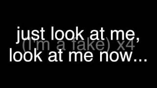I&#39;m a fake- The Used (lyrics on screen)