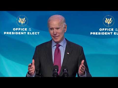 拜登稱特朗普的彈劾取決於國會 (Biden says Trump's impeachment is up to Congress)