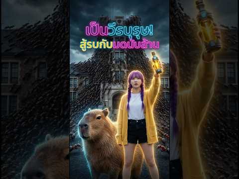 🚨 อวสานห้องสอบ! ของกะปิ สมชายปล่อยกองทัพมดถล่มคาปิบาร่า (หักมุมตอนจบโคตรฮา) 🐜🔥 | ฟ้ากับกะปิ EP.53