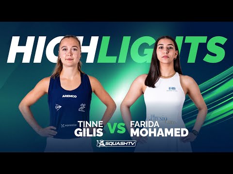 🇧🇪 T. Gilis v Mohamed 🇪🇬 | Paris Squash 2024 | RD1 HIGHLIGHTS