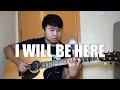 I Will Be Here (WITH TAB) Paolo & Alessandra | Fingerstyle Guitar Cover | Lyrics