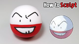 How to sculpt Pokemon 'Electrode' | Clay Tutorial