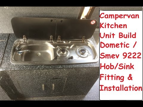 Campervan DIY Kitchen Unit Build & Smev Dometic 9222 Fitting & Installation Guide VW T4