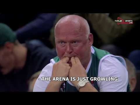 Anthony Randolph is not impressed by the atmosphere in Žalgirs Arena. Asks for more.