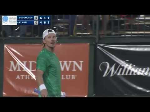 Bogomolov Jr. vs Klahn Match Ending (Winnetka Challenger)