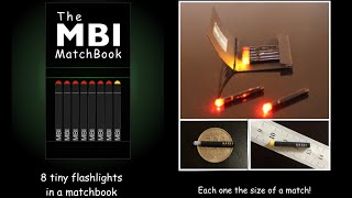 MBI Matchbook  - Flashlight the size of a match