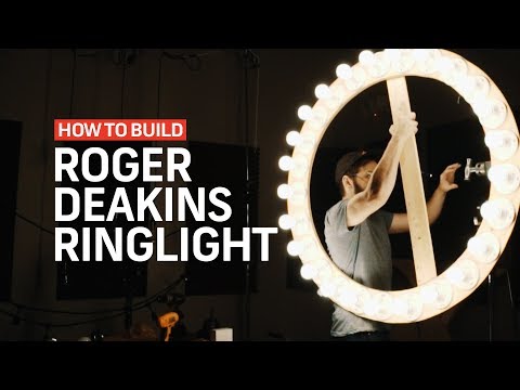 How To Make A ROGER DEAKINS RING LIGHT | Cinematography Techniques