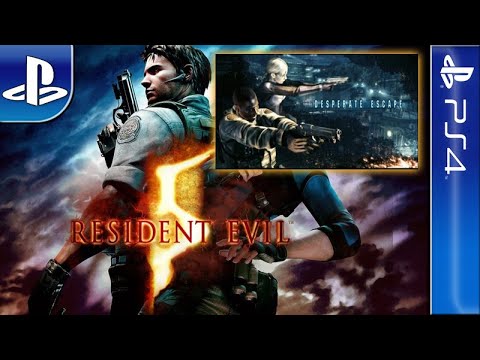 Longplay of Resident Evil 5 - Desperate Escape (DLC) (Splitscreen)
