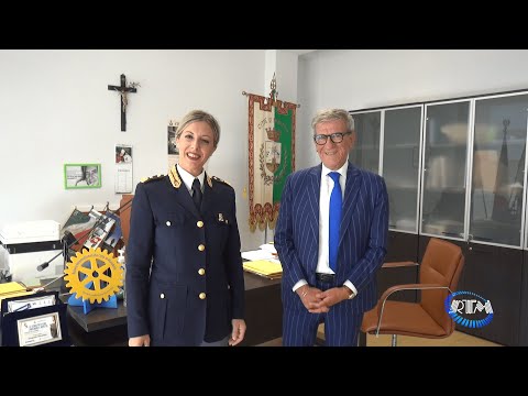 Manduria: visita istituzionale al Sindaco da parte del Commissario Capo di Polizia Dott.ssa Martina