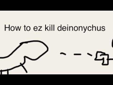 How to trap and kill Deinonychus Part 1 (Ark)