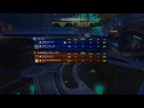 Live Rocket league avec un bot