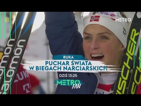 Metro - Fragment zapowiedzi zawodów Pucharu Świata w biegach narciarskich (27.11.2021)
