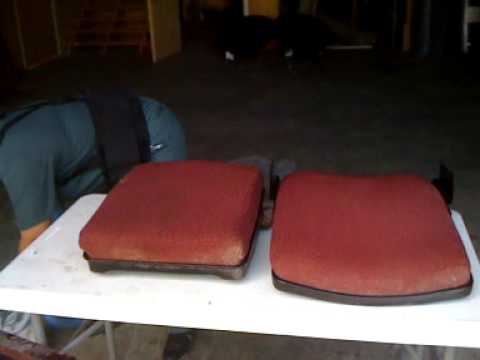 Cleaning A Dirty Theatre Chair - Part 1.mov