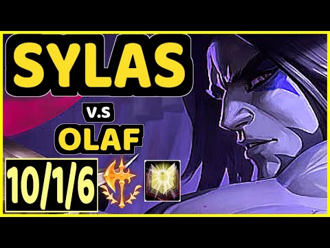 HARU (SYLAS) vs OLAF - 10/1/6 KDA JUNGLE CHALLENGER GAMEPLAY - KR
