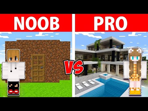 EPIC NOOB VS PRO House Build Battle! Who Wins?