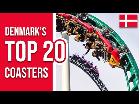 TOP 20 Roller Coasters in Denmark | 2022
