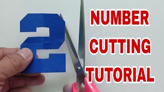 number cutting tutorial no.2
