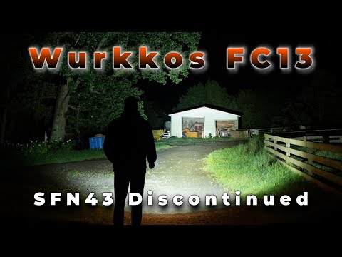 Wurkkos FC13 SFN43, 3400 Lumens, 239m, USB C Charging