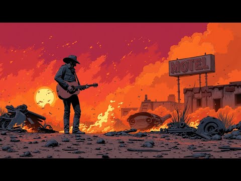 Psychedelic Desert Rock Trip | Sunset Blues Guitar Ambient Chillout Cosmic Jams