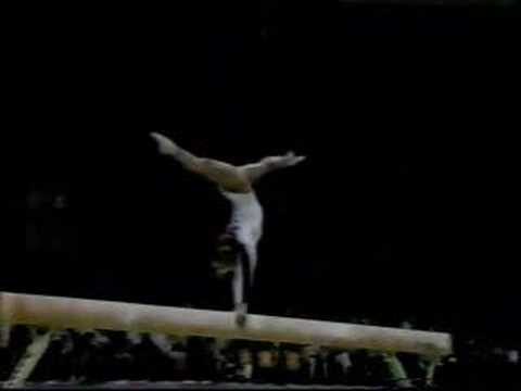 Brandy Johnson - 1988 Olympics Team Compulsories - Balance Beam