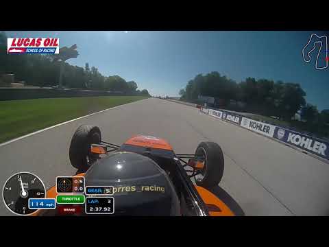 Robert Torres Lucas Oil Formula Car Series 2018 Road America Qualifying Lap 