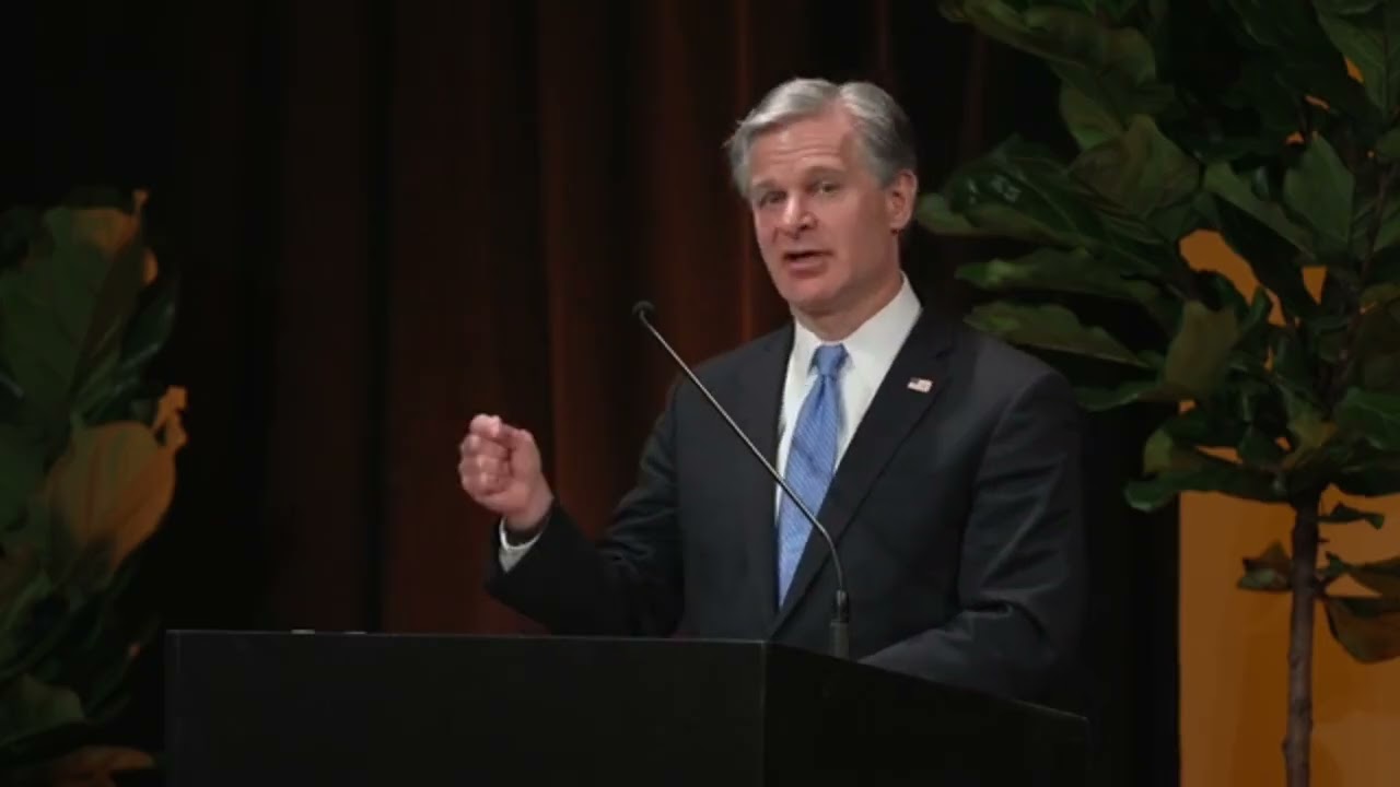 FBI Director Christopher Wray's Full Keynote at Vanderbilt Summit | Book National Security Speakers